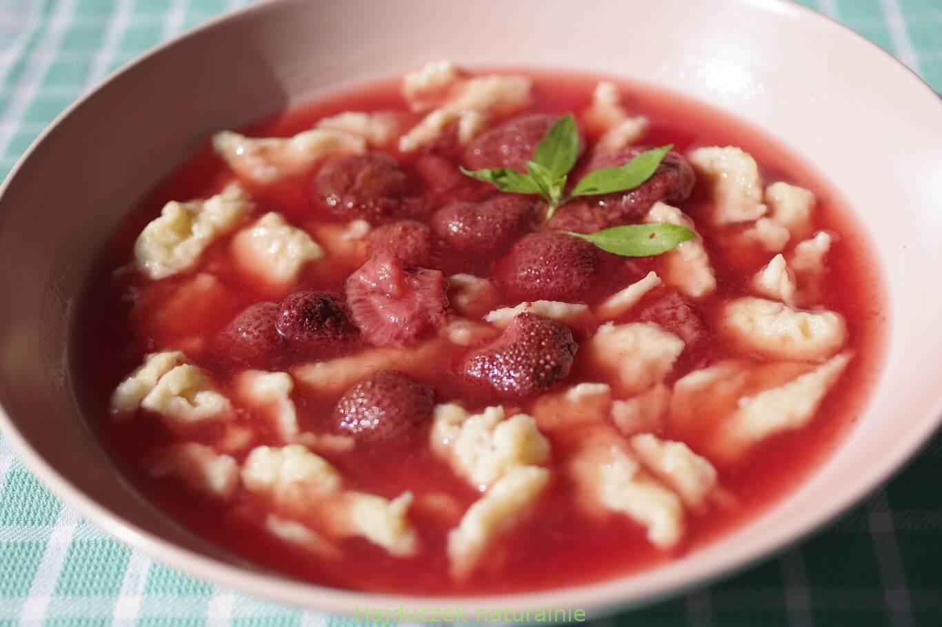 zupa z kluskami