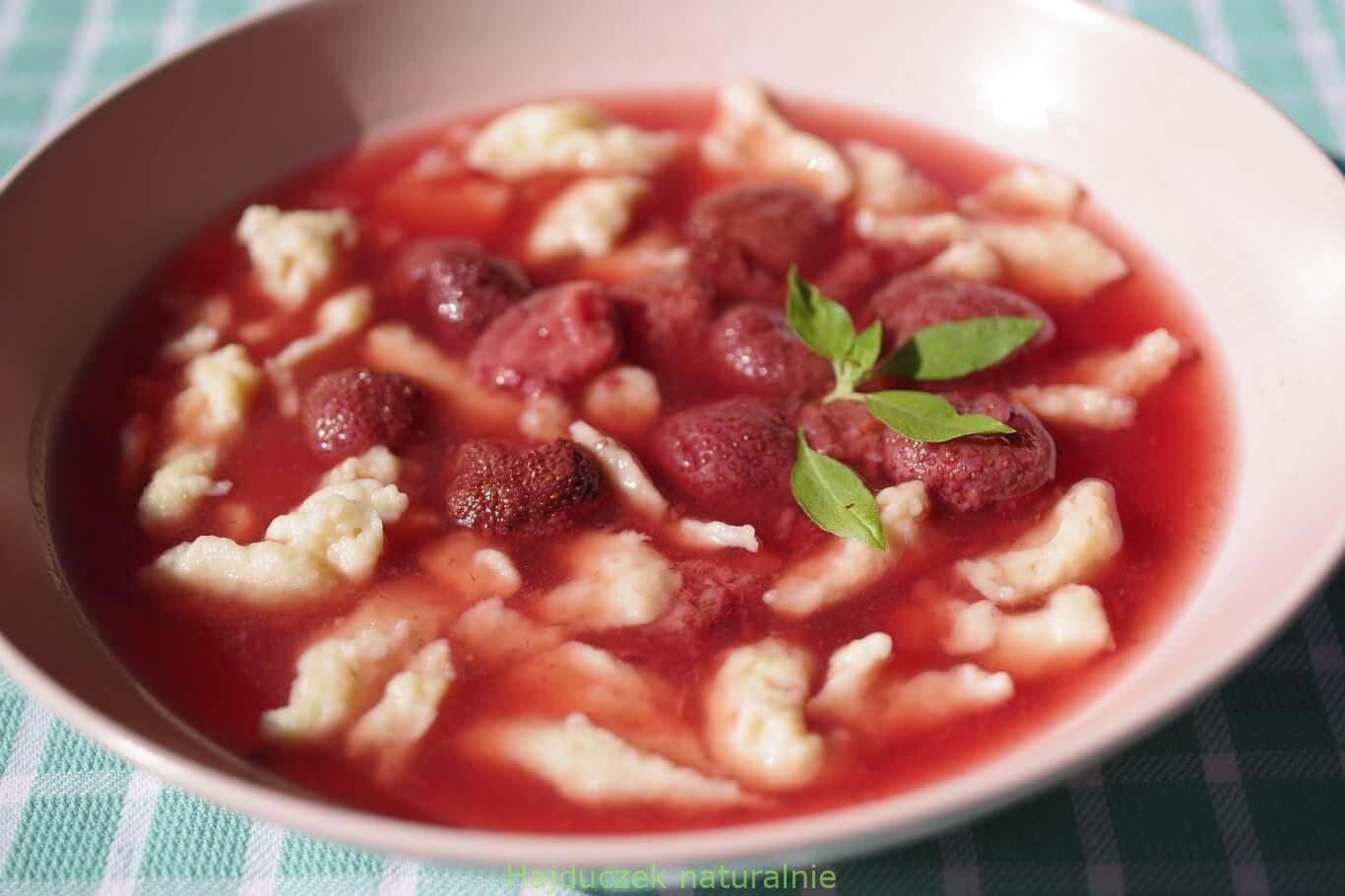 zupa z kluskami