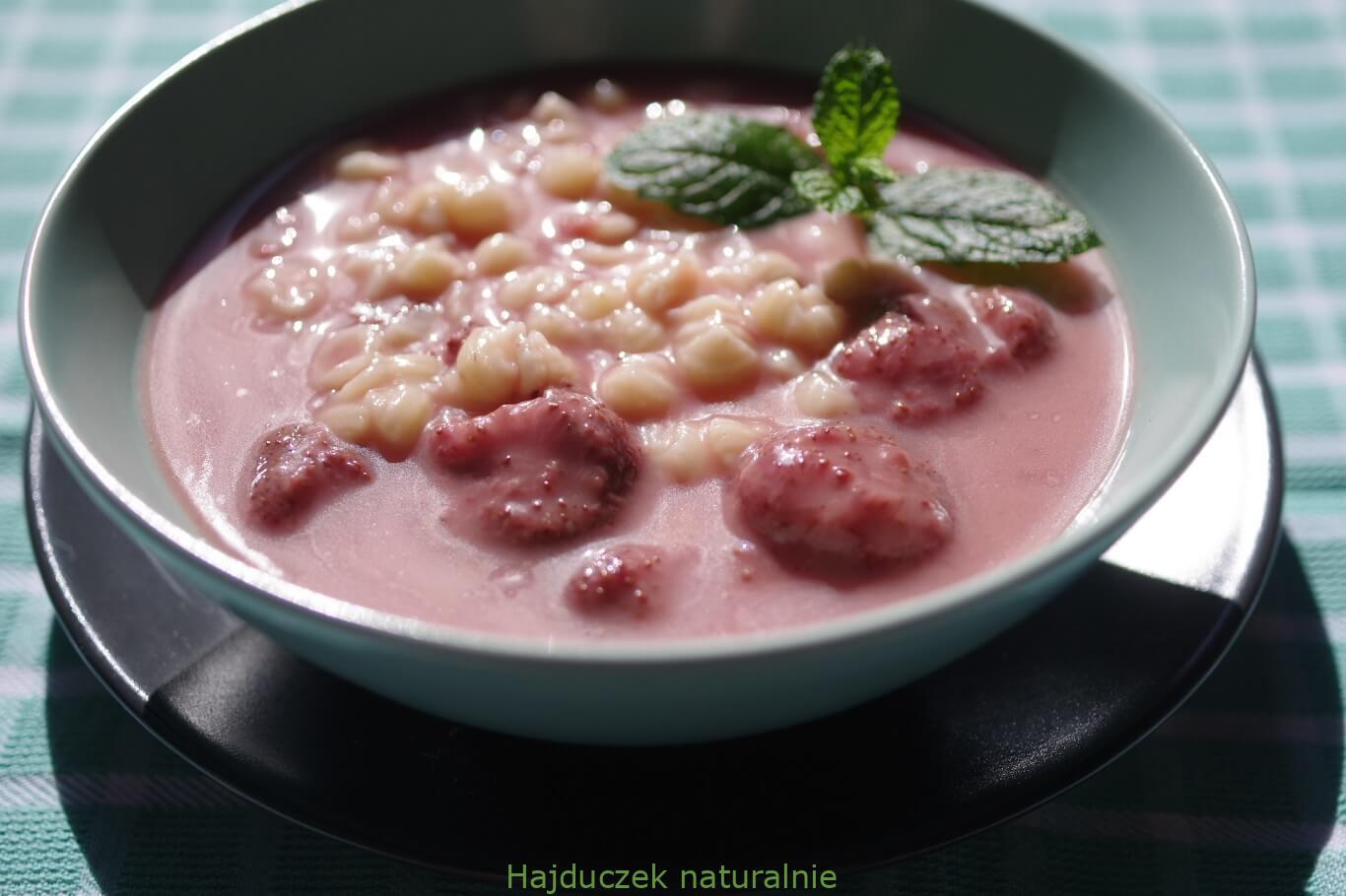 zupa z truskawek