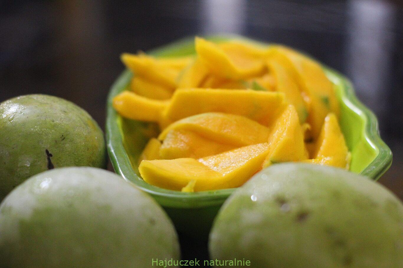 mango z jabłkiem