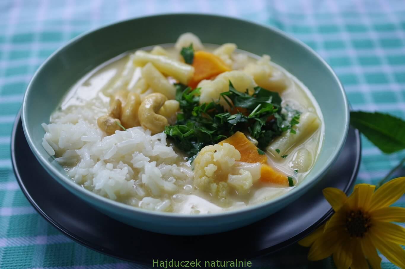 Tom Kha z warzywami