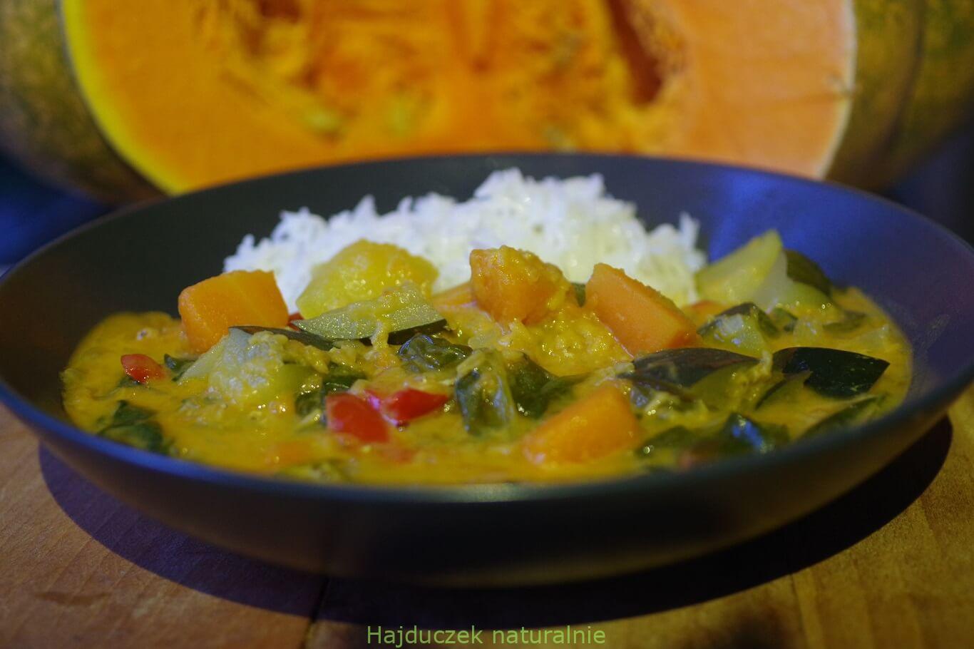 słoneczne curry z patisonem