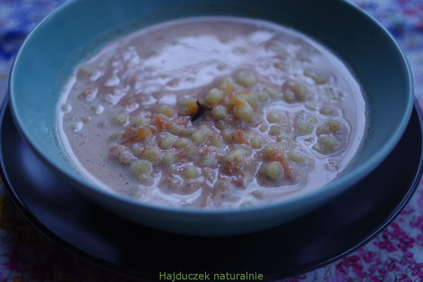 zupa dyniowa z zacierkami