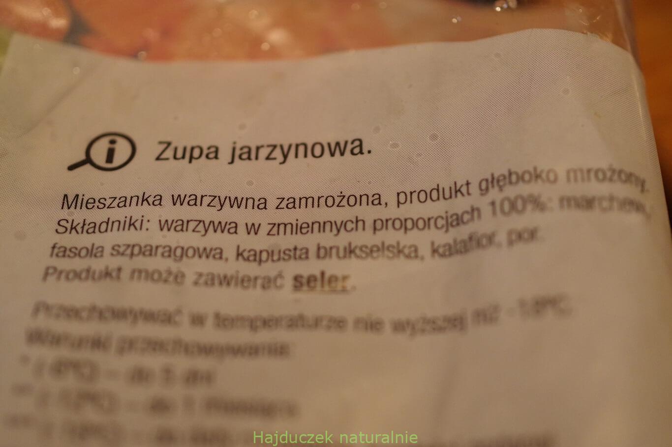 mrożone warzywa