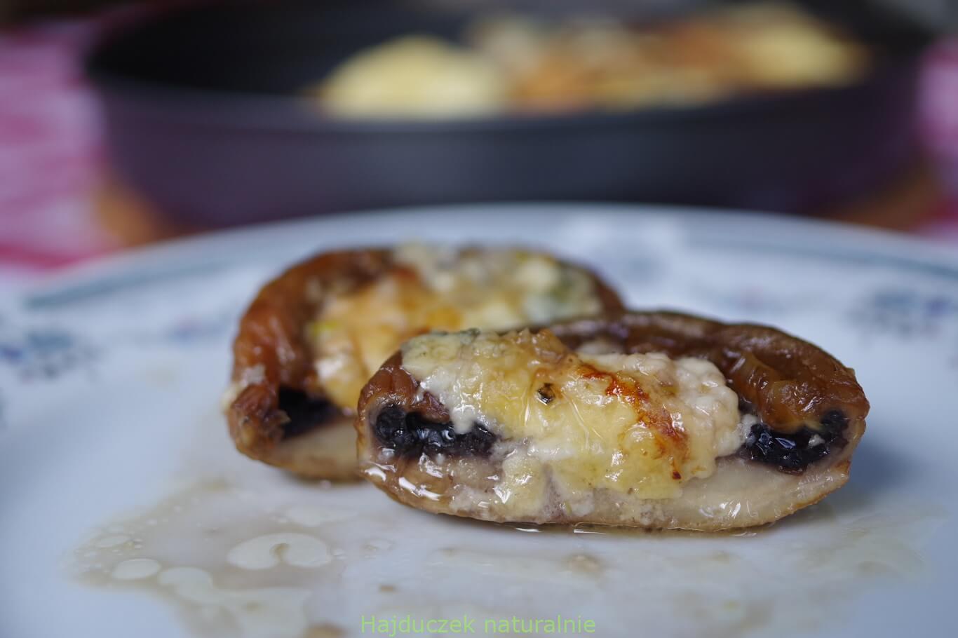 pieczarki zapiekane z masłem czosnkowym