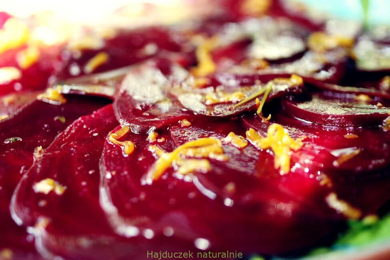 carpaccio z buraków