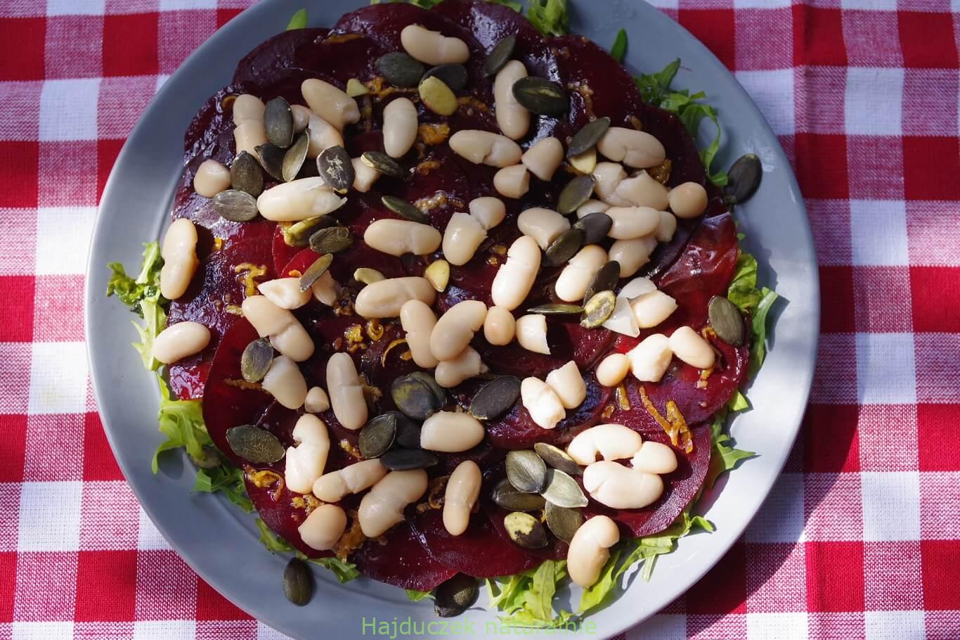 wegańskie carpaccio