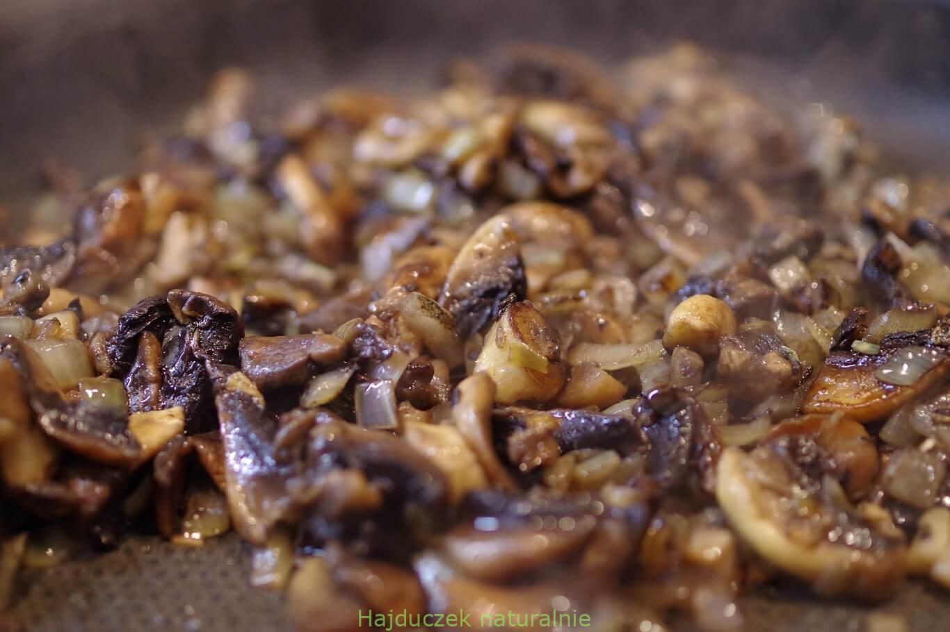 smażone pieczarki