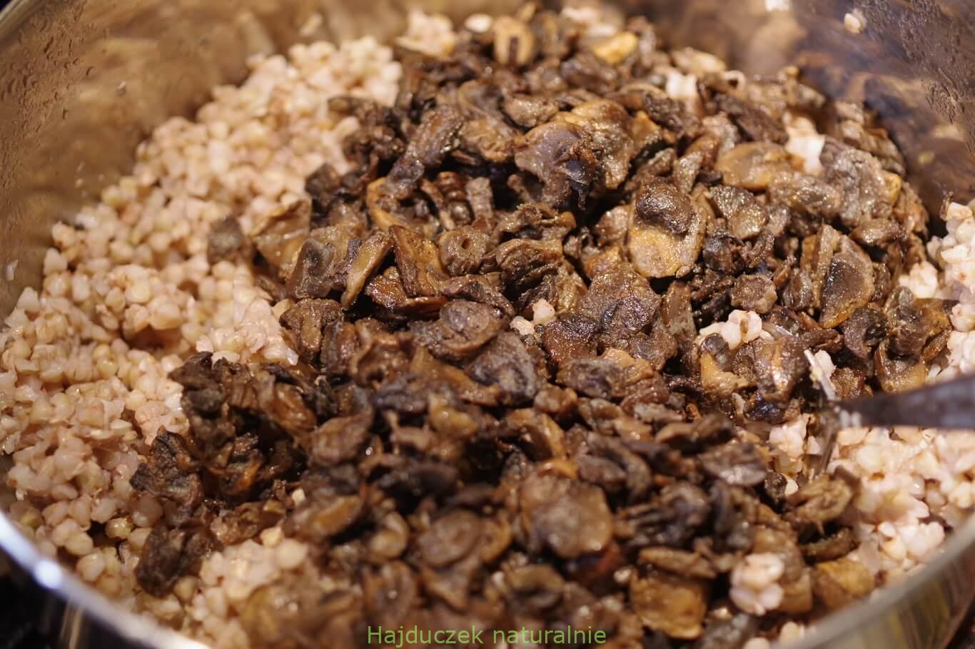 smażone pieczarki