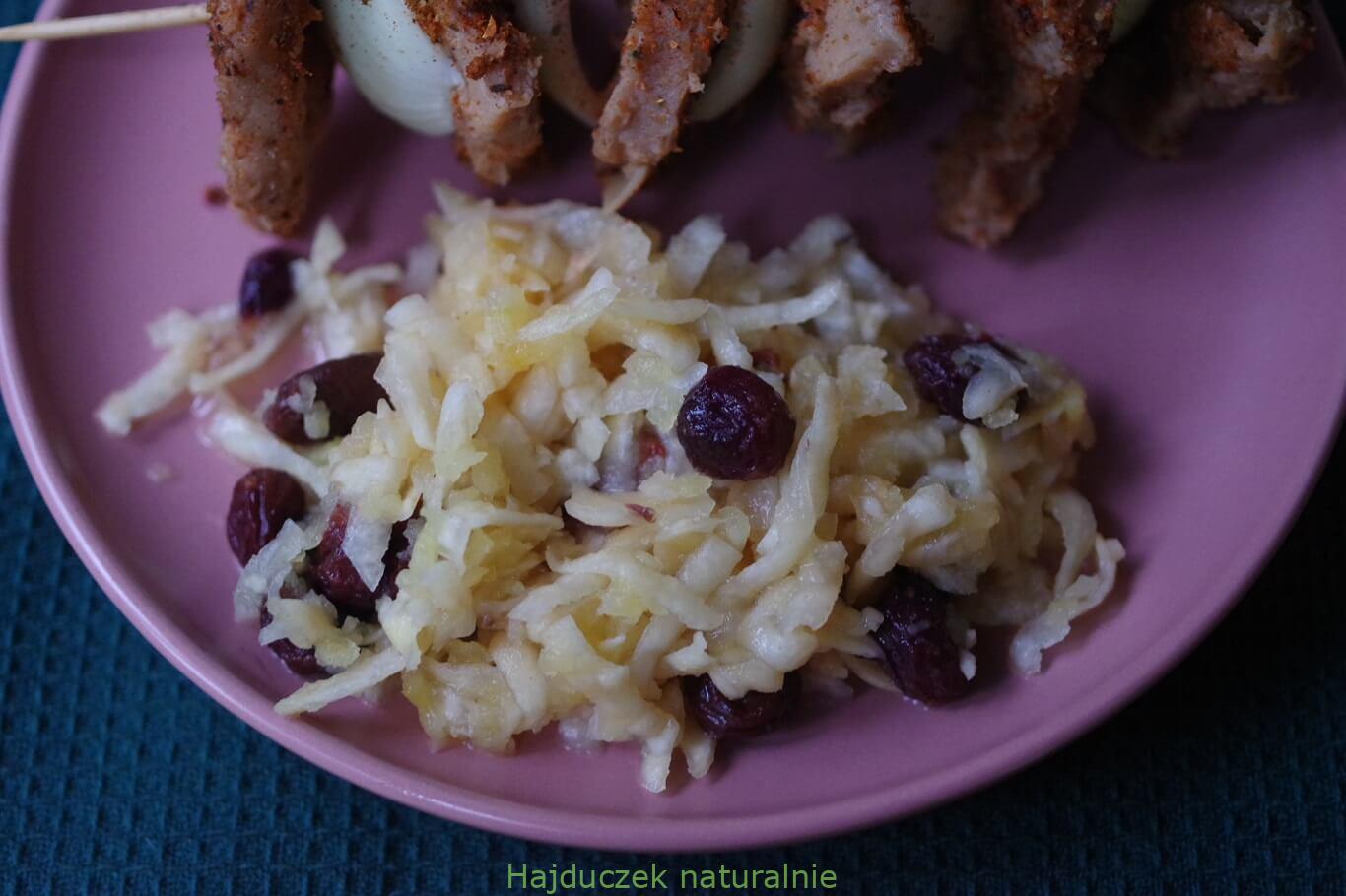 kiszony seler z jabłkiem