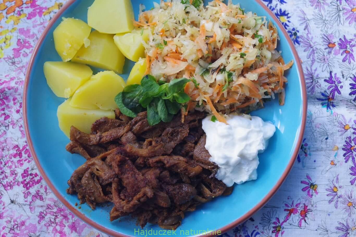 szybkie boczniaki z patelni