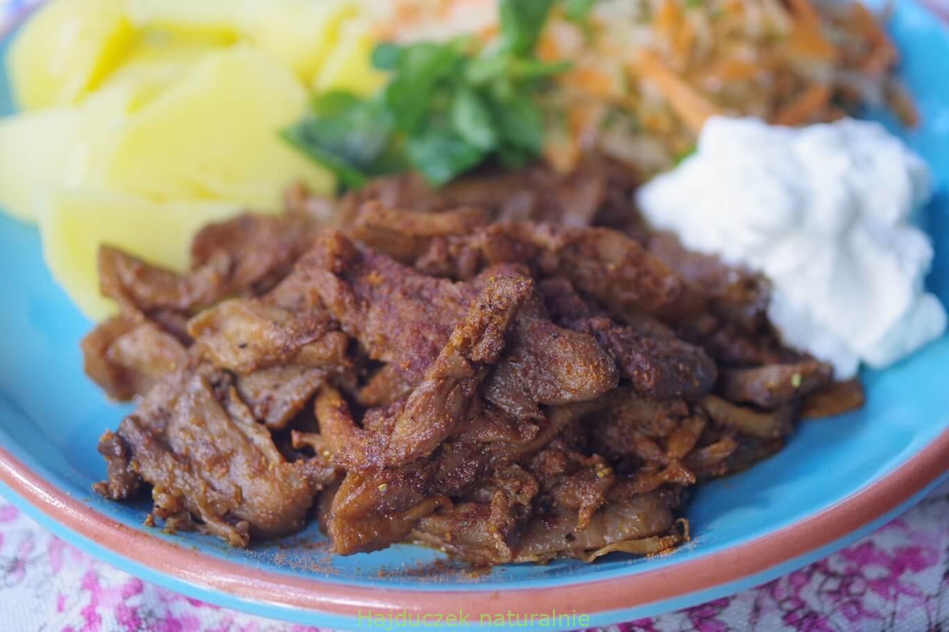 boczniaki z patelni
