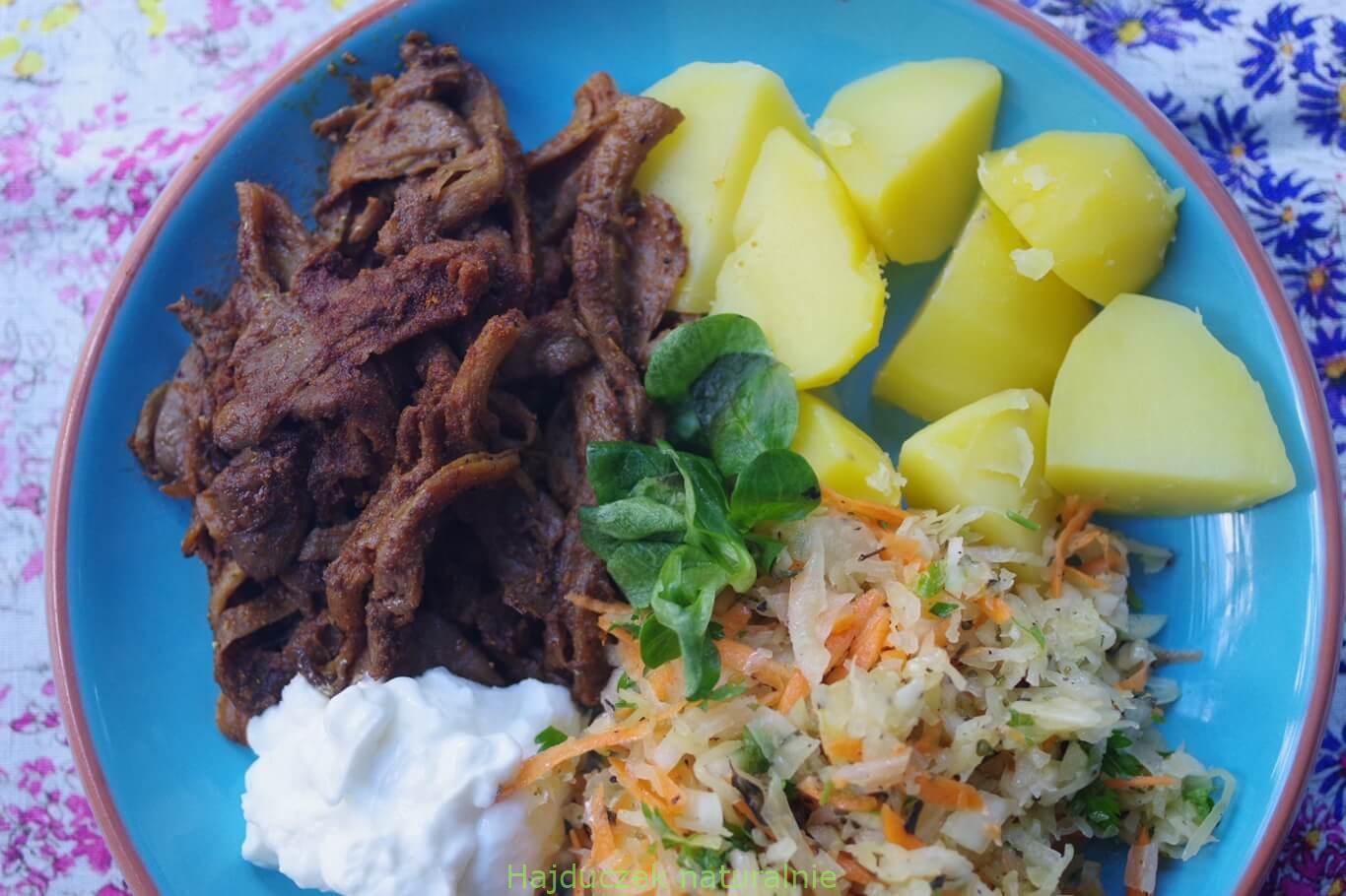 szybkie boczniaki z patelni