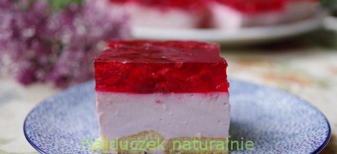 malinowy sernik na zimno