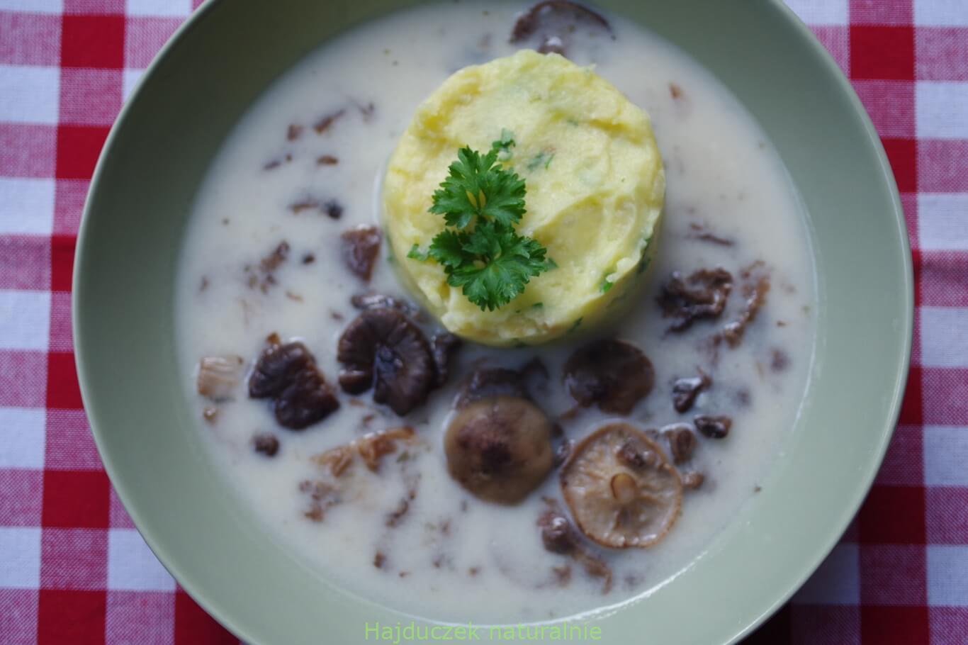 zupa z opieńkami