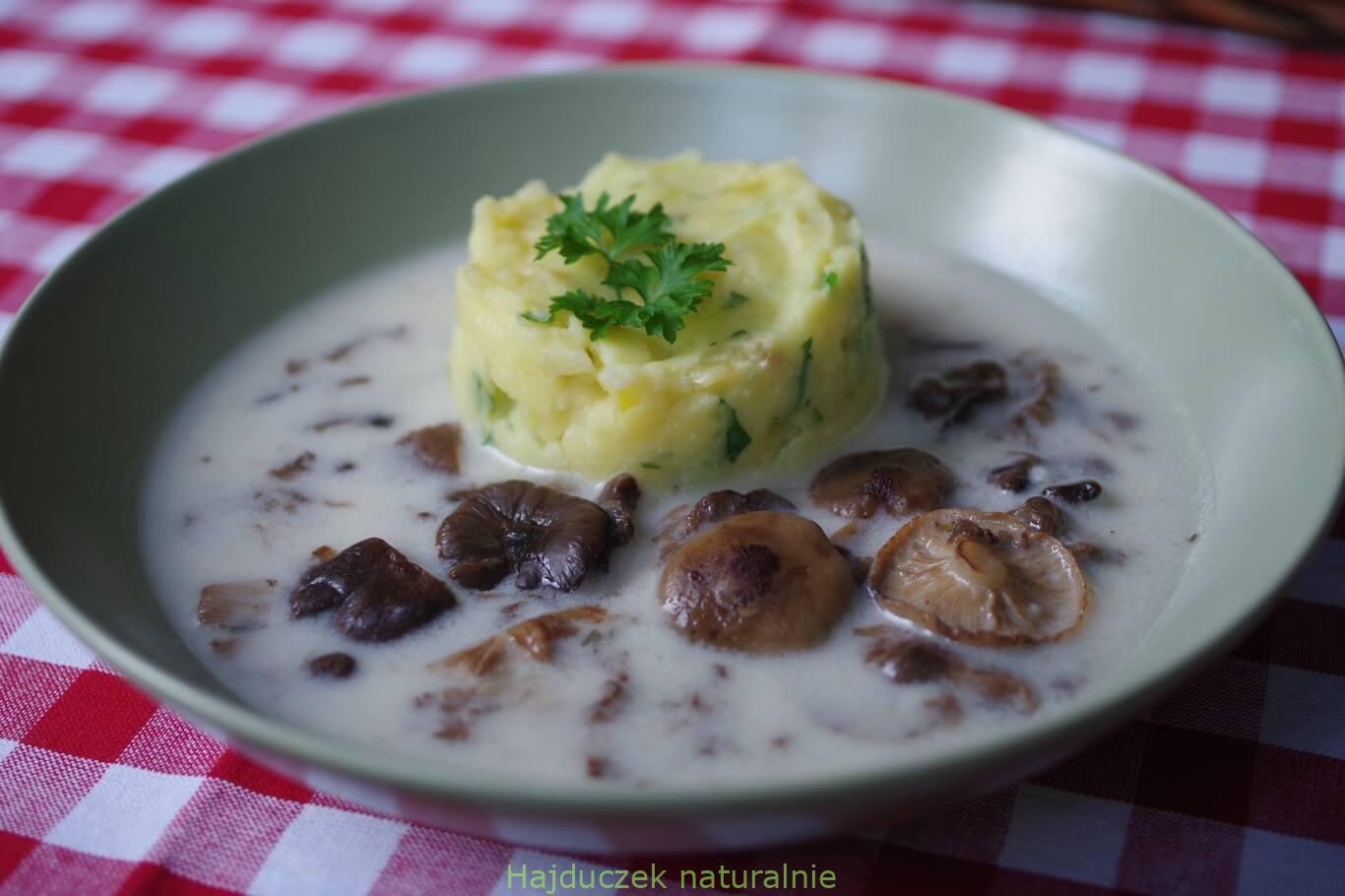 zupa z opieńkami