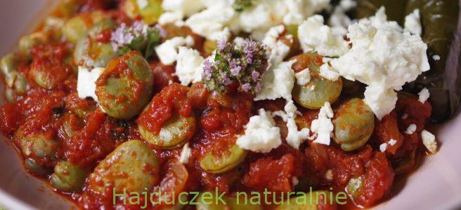 bób w pomidorach