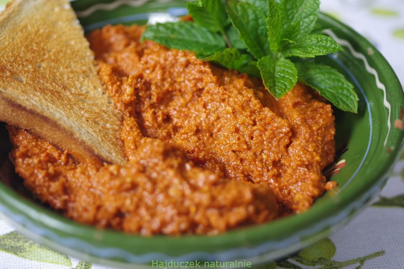 syryjska pasta z papryki