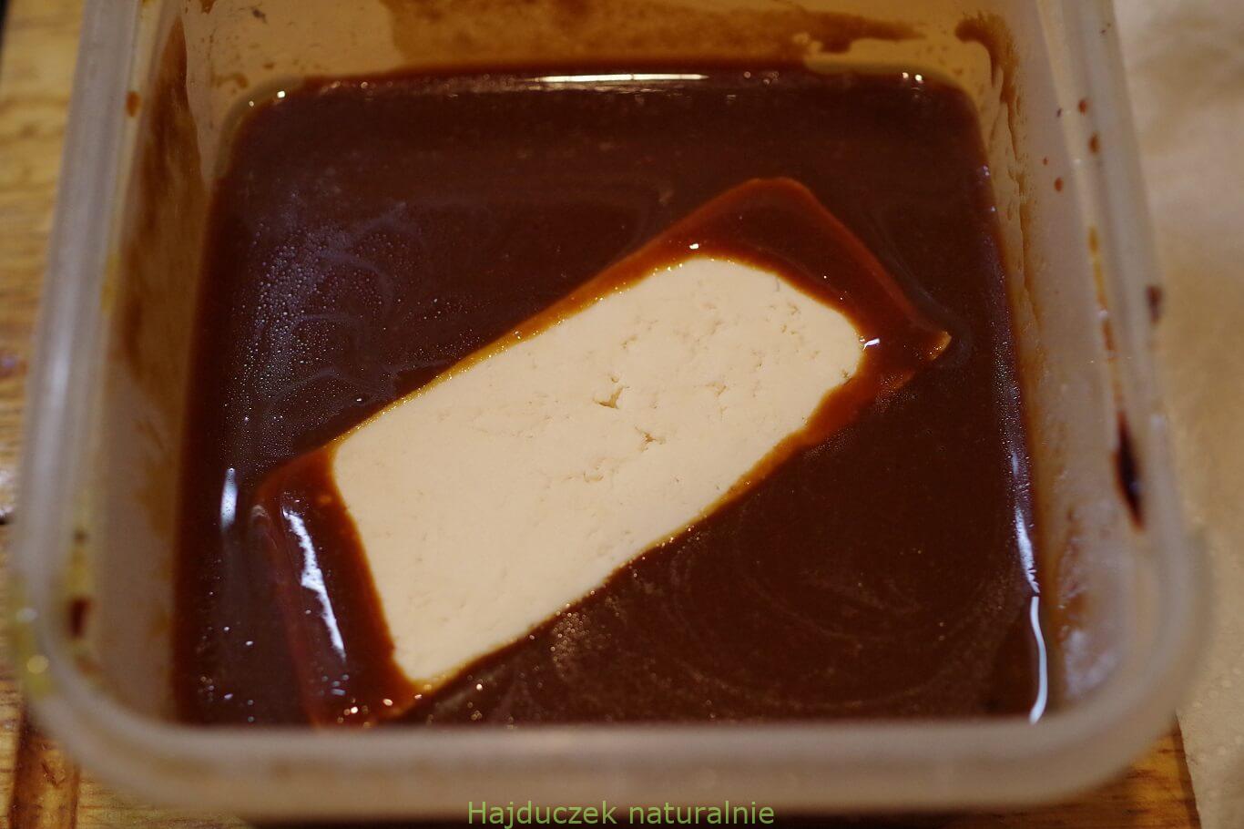 tofu w marynacie musztardowej