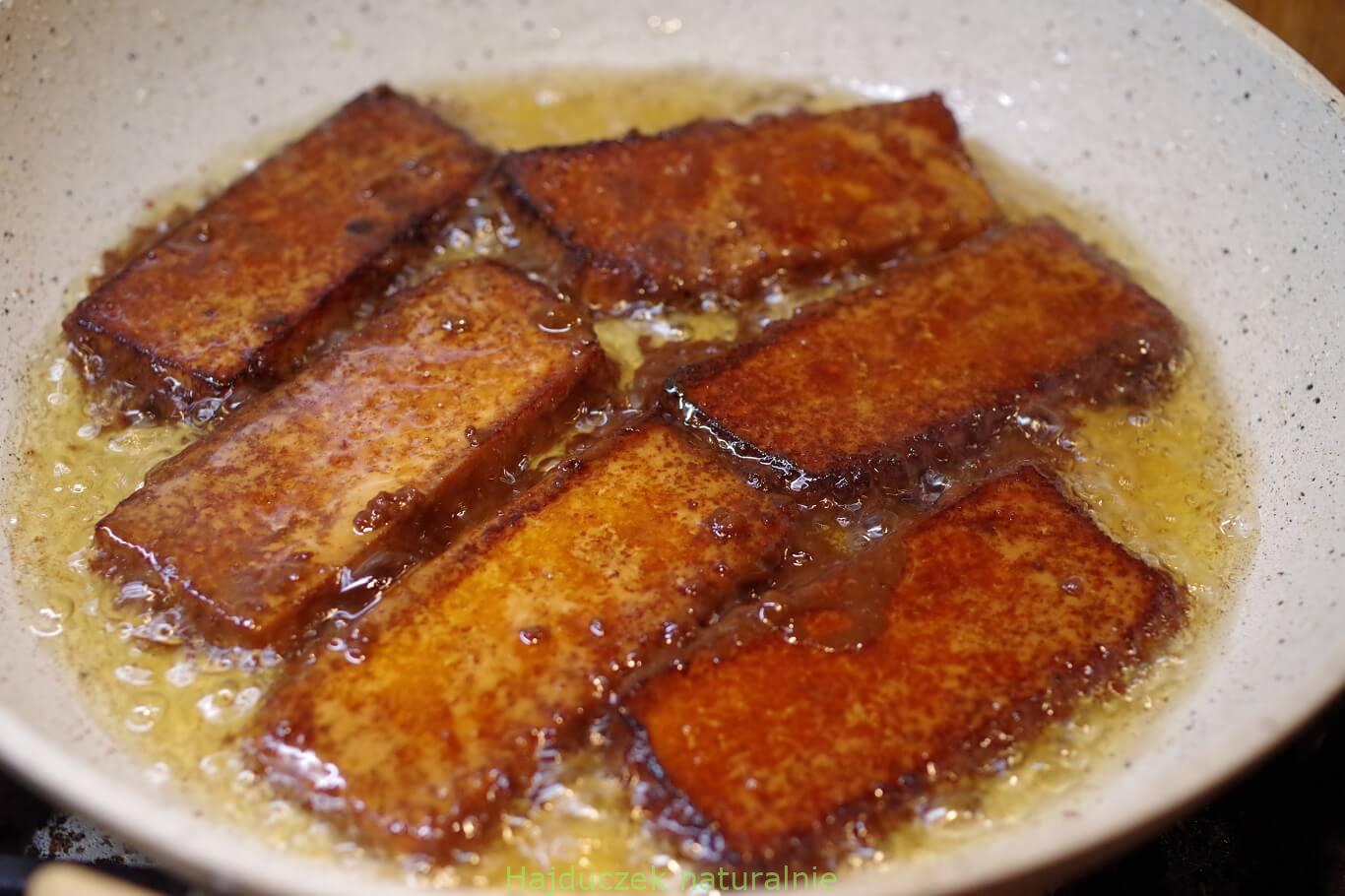 tofu w marynacie musztardowej
