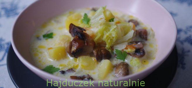 szybka zupa pieczarkowa