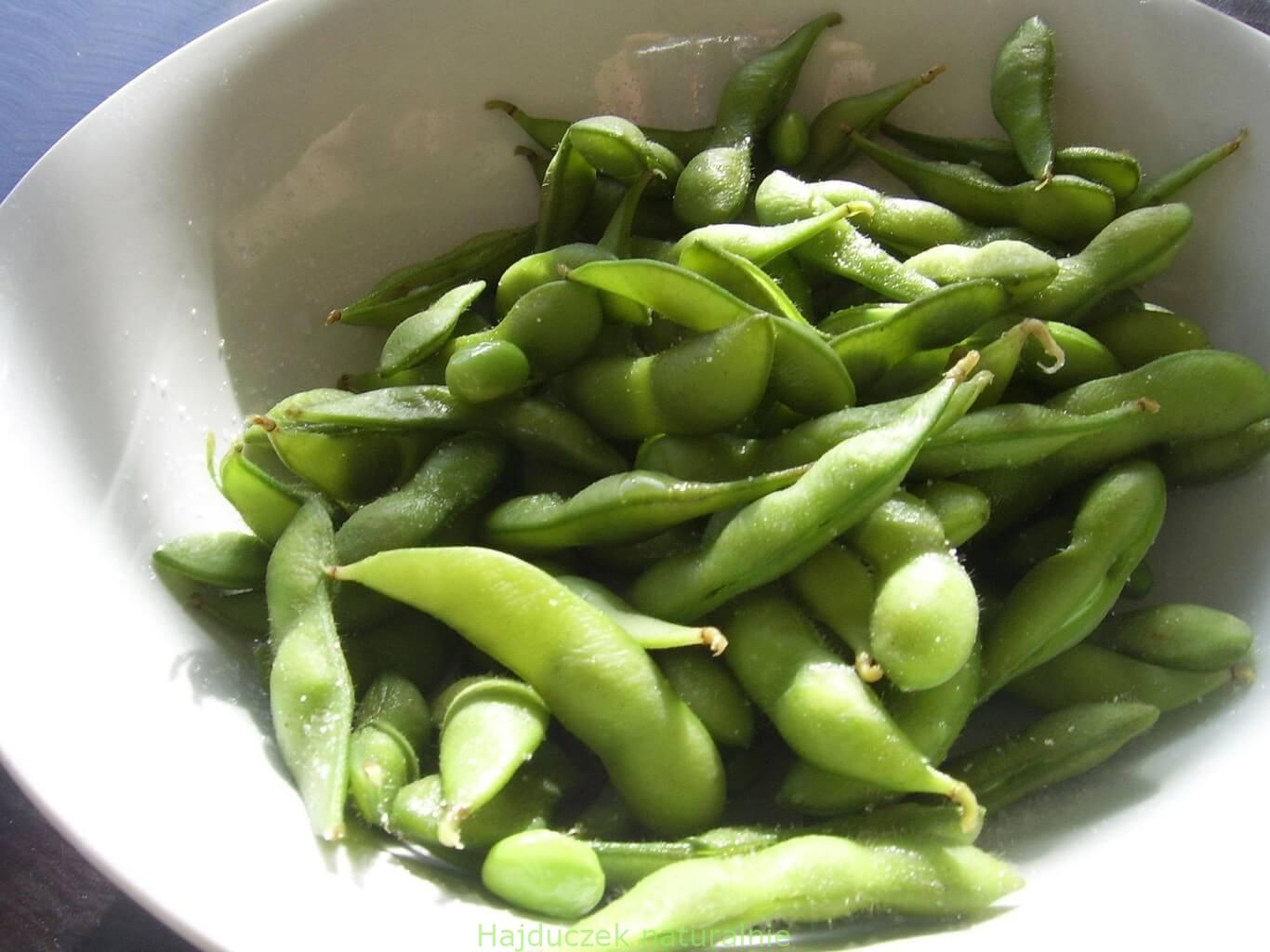 strąki edamame