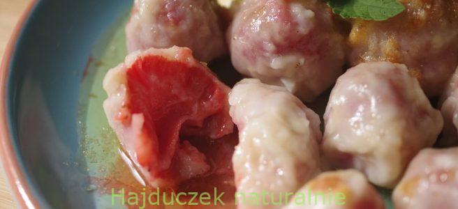 oszukane pierogi z truskawkami
