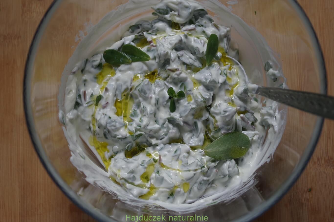 turecka sałatka z portulaki
