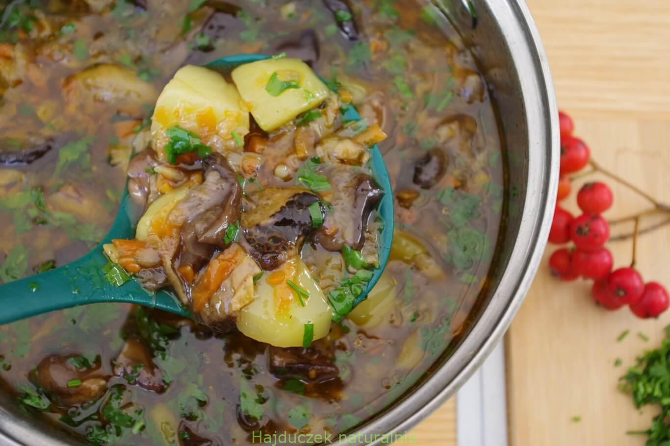 zupa grzybowa na pożegnanie lata